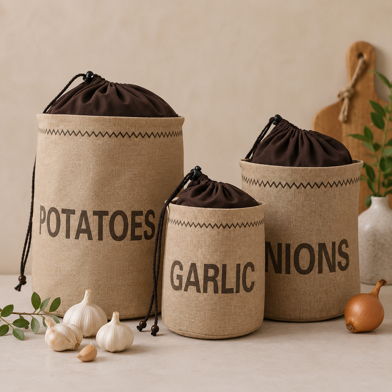 EkoHem FreshBag™ – Naturlige Oppbevaringsposer – 3-pakning