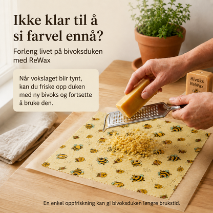 Bivoks Matfolie™ – Gjenbrukbar (3 stk)