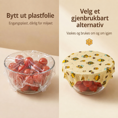Bivoks Matfolie™ – Gjenbrukbar (3 stk)